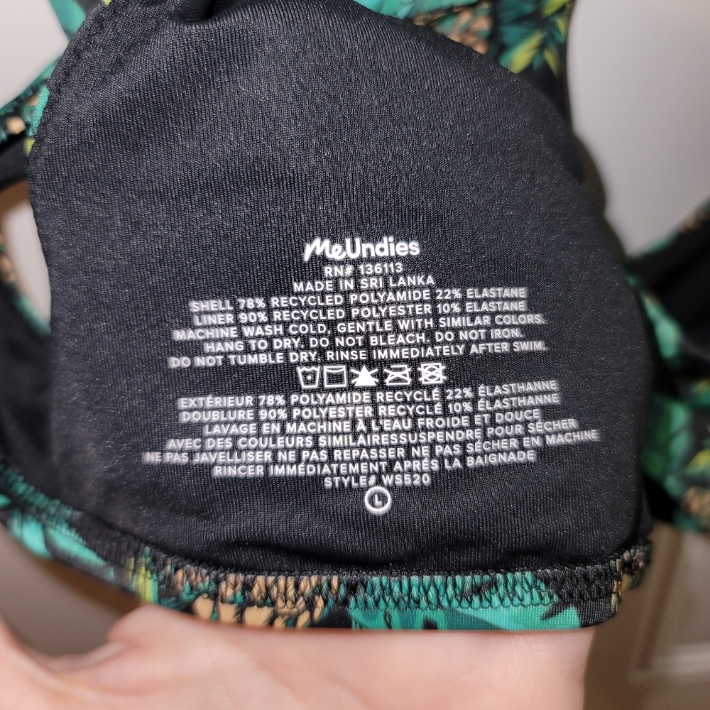 MeUndies Swim Scoop Bikini Top 1.0 - Picture 3 of 3